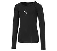 Puma 655921 05, Camiseta de Manga Larga Infantil, Negro (Puma Black), 128