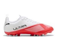 Puma 7 Play MG JR - Tenis de fútbol, Ultra Red, Negro y Blanco, Talla 42 de Reino Unido