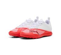 Puma 7 Play TT JR - Tenis de fútbol, Ultra Red, Negro y Blanco, Talla 1 de Reino Unido