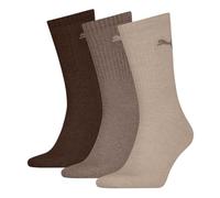 Puma 7312 Sport Socks (3 Pack) Calcetines, Light Brown Melange, 35/38 Unisex Adulto