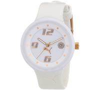 Puma A.PU910672002 - Reloj analógico de Cuarzo para Mujer, Correa de Resina Color Blanco