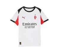 PUMA AC Milán - Camiseta réplica de camiseta para niños (talla 176), color blanco y blanco