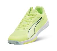 PUMA Accelerate Pro 4, Zapato de Tribunal Interior Unisex Adulto, Fizzy Light Green Terrain Light Moss White, 37.5 EU
