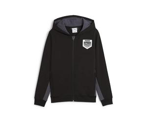 PUMA Active Sports Graphic Hoodie Full-Zip TR B, Giacche di sudore Niños, PUMA Black,