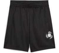 PUMA Active Sports Graphic Poly Shorts B, Pantalones Cortos de Punto Niños, PUMA Black,