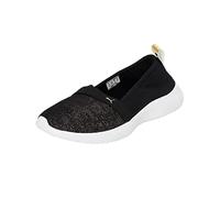 PUMA Adelina Shine - Tenis para mujer, Puma Negro-Puma Team Gold, 37.5 EU