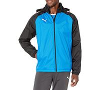 PUMA All Weather Jacket Chaqueta TeamLIGA para Todo Tipo de Clima, Limonada Azul eléctrico/Negro, M Hombres
