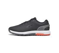 PUMA Alphacat Nitro, Zapatos de Golf Hombre, Black Quiet Shade Red Blast, 41 EU