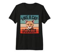 Puma Amor de Grandes felinos Animal Salvaje Gatos geniales Camiseta Premium