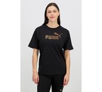 Puma Animal Print Logo - Negro - Camiseta Mujer talla M