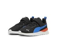 PUMA Anzarun Lite Kids Sneaker 34, Black Hyperlink Blue White Redmazing