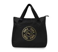PUMA At ESS Tote Bag Logo Love, Bolsa de Agarre Mujer, Negro Black, Talla única