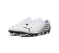 PUMA Attacanto II FG/AG, Zapatillas de fútbol Hombre, Blanco White/Negro Black, 42.5 EU