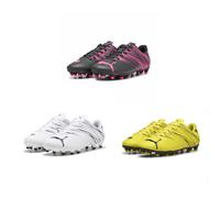 PUMA Zapatillas de fútbol Attacanto FG/AG Junior Negro Silver Mist Talla 32 EU