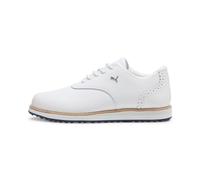 PUMA Avant Wmns, Zapatos de Golf Mujer, White Deep Navy Sand Dune, 39 EU