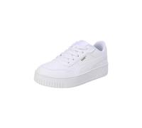 PUMA Baby Girl Carina Street Jr Zapatillas, Puma White Puma White Puma Gold, 35.5 EU