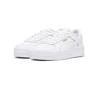 PUMA Baby Girl Carina Street Jr Zapatillas, Puma White Puma White Puma Gold, 37 EU