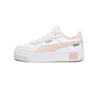 PUMA Baby Girl Carina Street Jr Zapatillas, Puma White Rose Dust Feather Grey, 37 EU