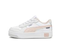 PUMA Baby Girl Carina Street Ps Zapatillas, Puma White Rose Dust Feather Gray, 30.5 EU