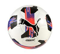 PUMA, Balón de Fútbol Orbita 6 MS, Unisex, Blanco y Rojo, Talla 5