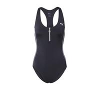 PUMA Bañador de natación 'T7' negro / blanco S negro / blanco