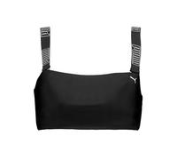 PUMA Top de bikini bandeau para mujer negro | M