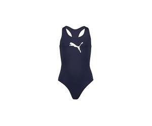 PUMA Bañador Racerback para niña azul oscuro | 164