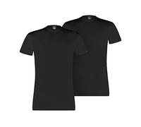 Puma T-Shirt, Negro (Black), S (Pack de 2) para Hombre