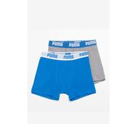 PUMA Everyday Basic Boxers 2P, Boxer, Niños, Azul/Gris, 158-164