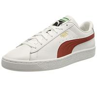 PUMA Basket Classic XXI, Zapatillas Unisex Adulto, White-Chili Oil, 39 EU
