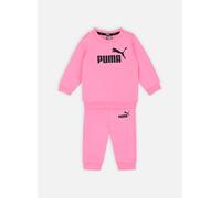 Puma BB Ess crew Jogger Fl 3M Rosa
