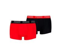 PUMA Bermudas Hombre (Paquete de 2) M, Red/Black White
