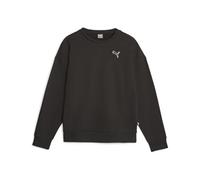 PUMA Better Essentials Crew FL Sudor, Mujer, Negro Black, XL