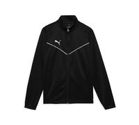 PUMA Black Teamrise Training Poly Jacket, Chaqueta De Entrenamiento Niños, Negro White), 152