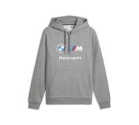 PUMA Sudadera con capucha BMW M MOTORSPORT Essentials para hombre, Accesoiros, Gris, L