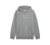 PUMA Sudadera con capucha de polar para hombre BMW M Motorsport Essentials, Accesoiros, Gris, M M