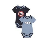 PUMA Body Minicats Newborn infantil (paquete de 2), Ropa, Cool Azul, 9-12M 9-12M