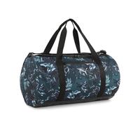 PUMA Bolsa de Deporte AT ESS Green TERRAINS Barrel Bag Green Terrain - PUMA Black - AOP Verde Oscuro