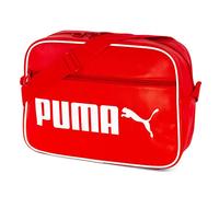 PUMA Bolso bandolera Campus Reporter Retro 76642 01 negro, rojo, Einheitsgröße