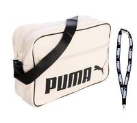 PUMA Bolso bandolera - Campus Reporter Retro Bag - Llavero limitado, 012 Alpine Snow, talla única