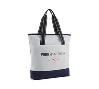 PUMA bolso de hombro con compartimento para portátil Phase Class Tote Bag Cool Light Gray - PUMA Navy gris claro