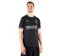 PUMA Borussia Mönchengladbach Trikot Home mit Sponsor 2024/2025 schwarzsilber XL