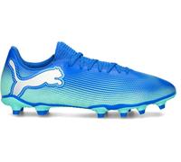 PUMA Botas de fútbol Future 7 Play FG/AG, Hyperlink Blue Mint White, 43 EU