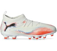 Puma - Bota de fútbol Future 8 Match FG/AG Niño, Unisex, White- Black-Glowing Red, 11.5