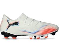Puma - Bota de fútbol Future 8 Match Low FG/AG, Unisex, White-Black-Glowing Red, 11 UK
