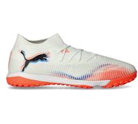 Puma - Bota de fútbol Future 8 Match Turf, Unisex, White-Black-Glowing Red, 11 UK