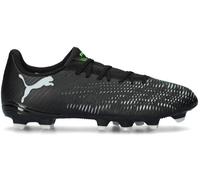 PUMA - Future 8 Play FG/AG, Zapatillas de fútbol Unisexo, PUMA Black-PUMA Silver-Fluo Green,