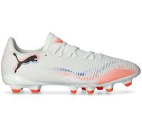 Puma - Bota de fútbol Future 8 Play FG/AG, Unisex, White-Black-Glowing Red, 7.5 UK