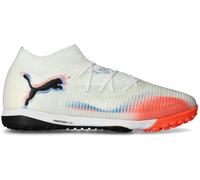 Puma - Bota de fútbol Future 8 Pro Cage Turf, Unisex, White-Black-Glowing Red, 8 UK