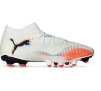 Puma - Bota de fútbol Future 8 Pro FG/AG, Unisex, White-Black-Glowing Red, 6 UK